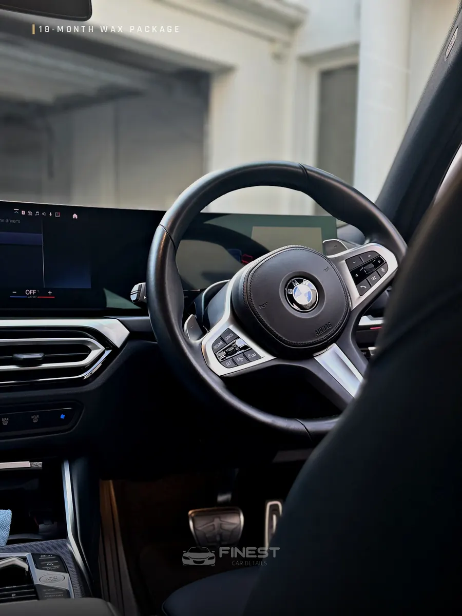 BMW 320i - Interior Detail - Finest Car Details Melbourne