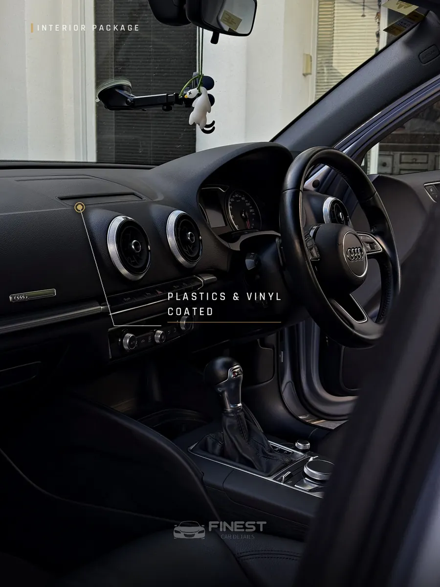 Audi A4 - Plastics & Vinyl Coated - Finest Car Details Melbourne