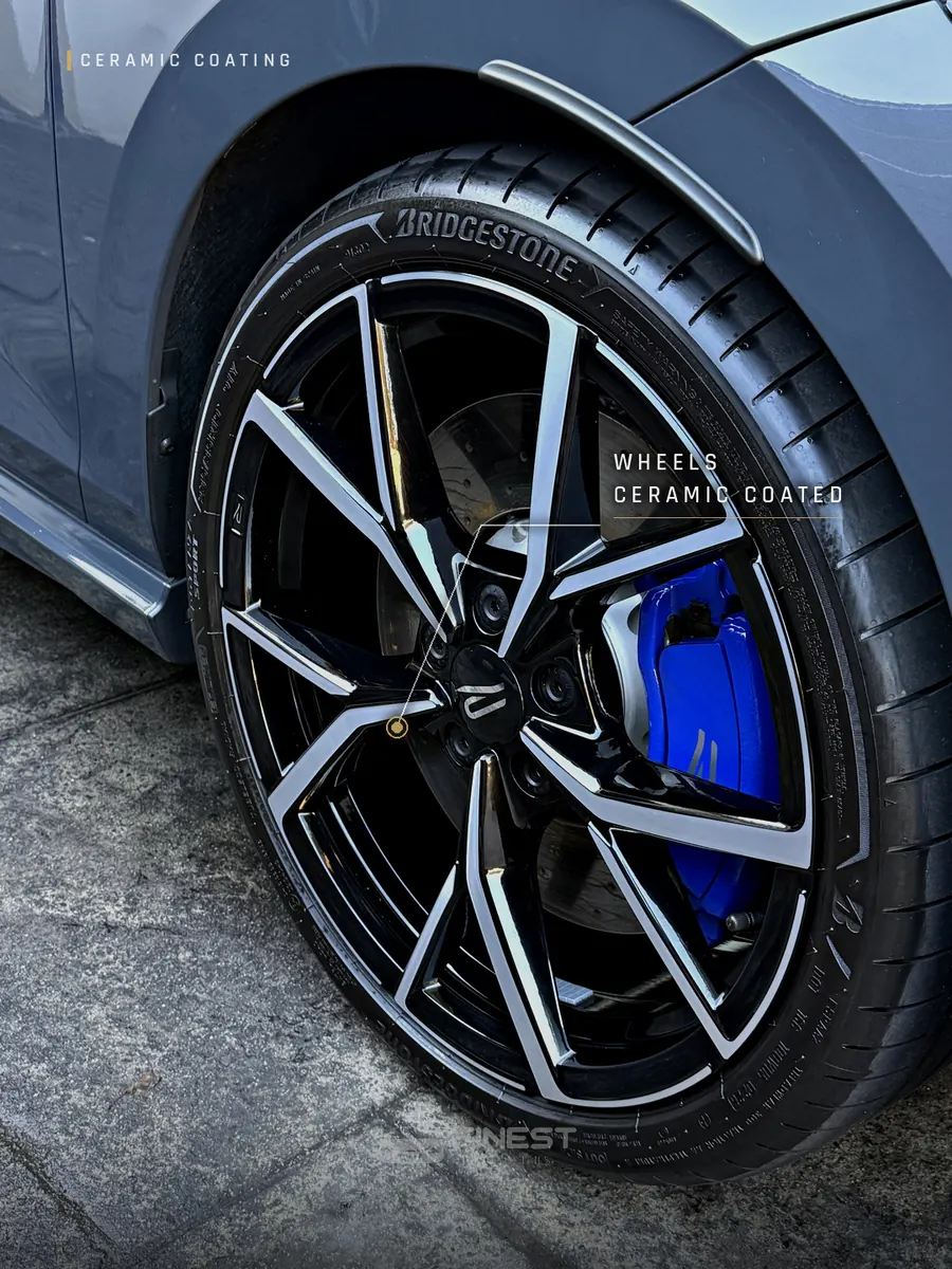 VW Golf R - Wheels Ceramic Coated - Finest Car Details Melbourne