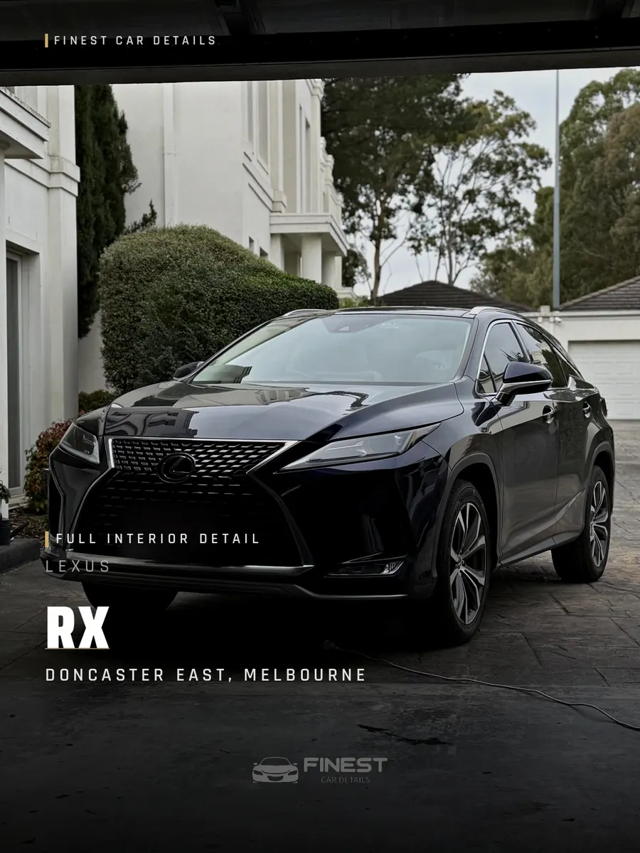 Lexus RX - Full Interior Detail - Finest Car Details Melbourne