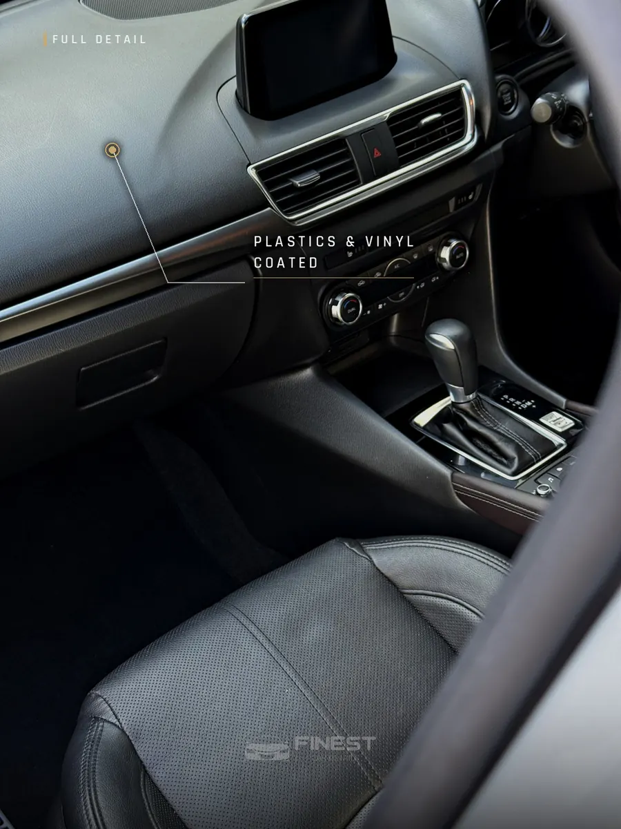 Mazda 3 SP25 - Plastics & Vinyl Coated - Finest Car Details Melbourne