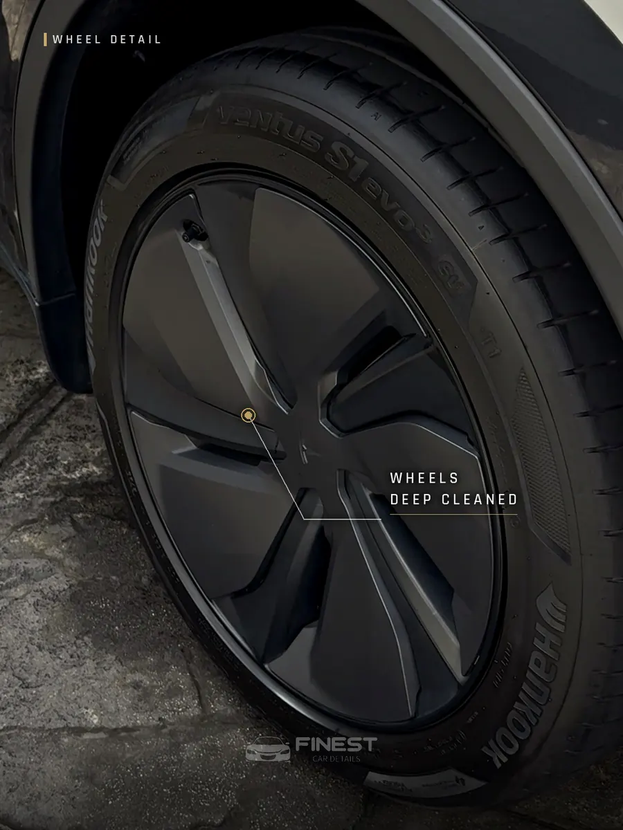 Tesla Model Y - Wheels Deep Cleaned - Finest Car Details Melbourne