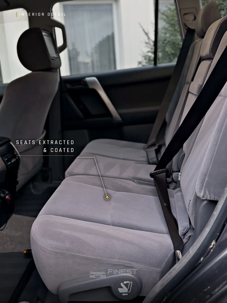 Toyota Prado - Seats Extracted & Coated - Finest Car Details Melbourne