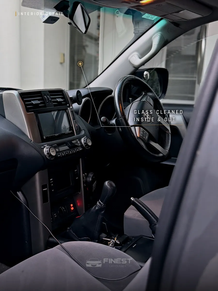 Toyota Prado - Glass Cleaned - Finest Car Details Melbourne