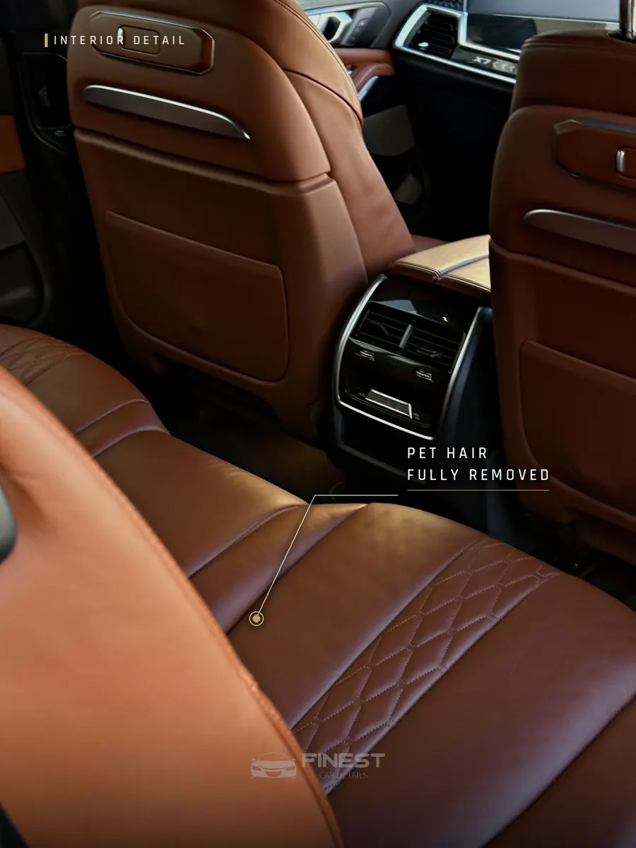 BMW X7 - Pet Hair Removal - Finest Car Details Melbourne
